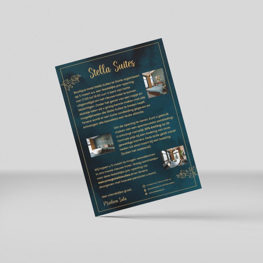 Flyer laten maken Gilze, Goirle, Breda, Tilburg en omstreken