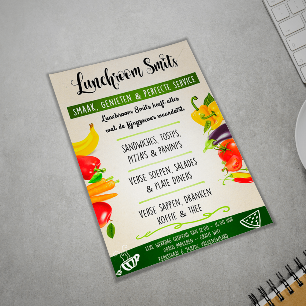 Flyer laten ontwerpen en drukken Gilze